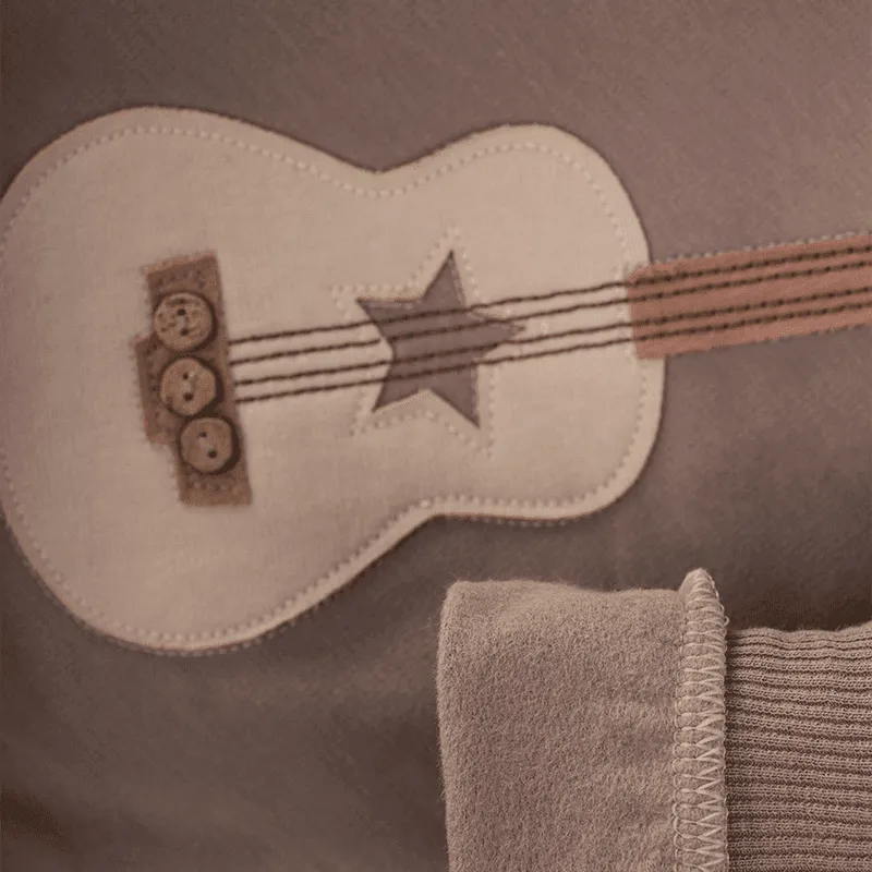 Guitar Sweatshirt- Dunkelgrau