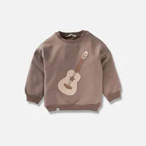 Guitar Sweatshirt- Dunkelgrau