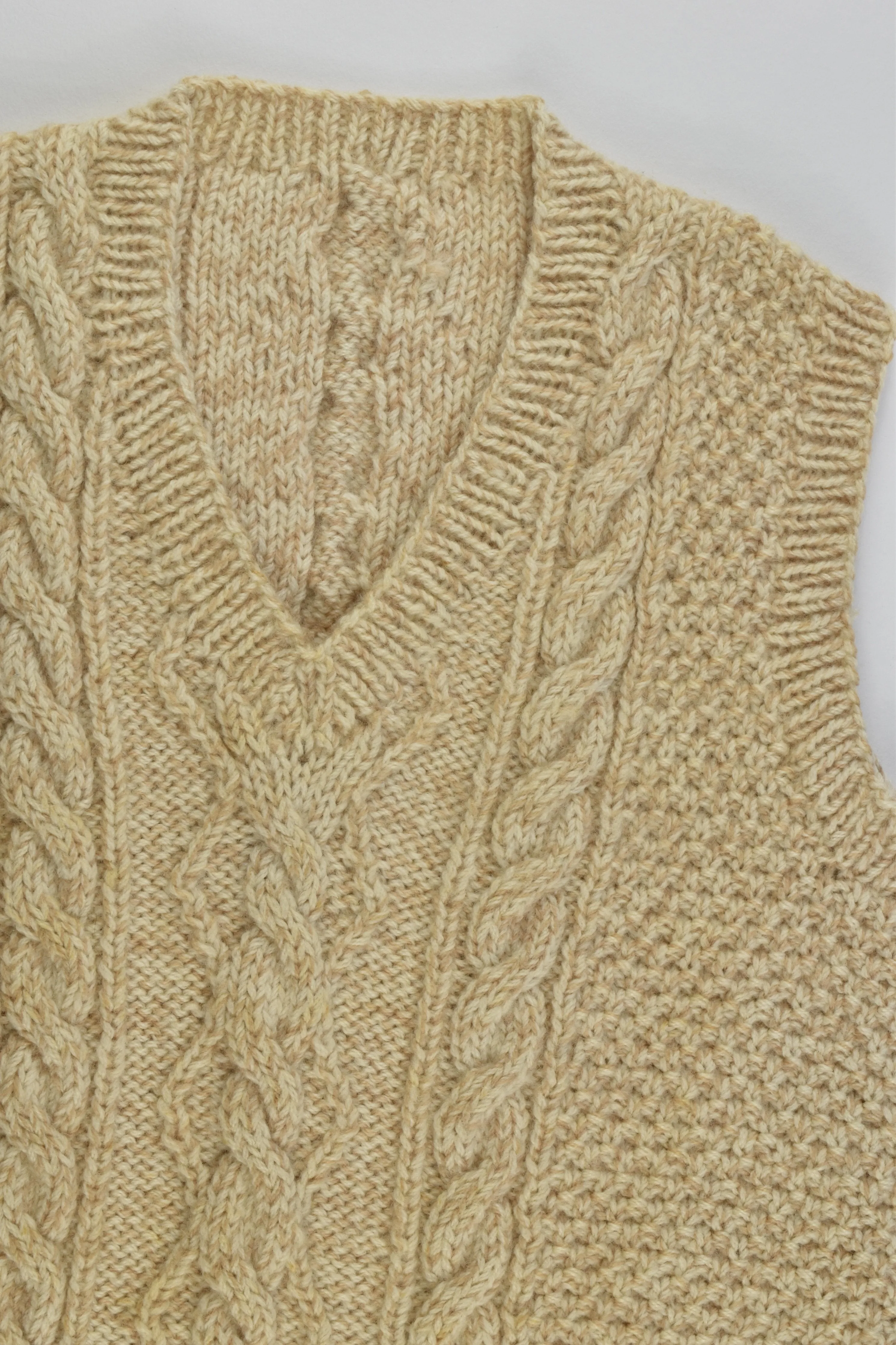 Handmade Size approx 4 Knitted Vest