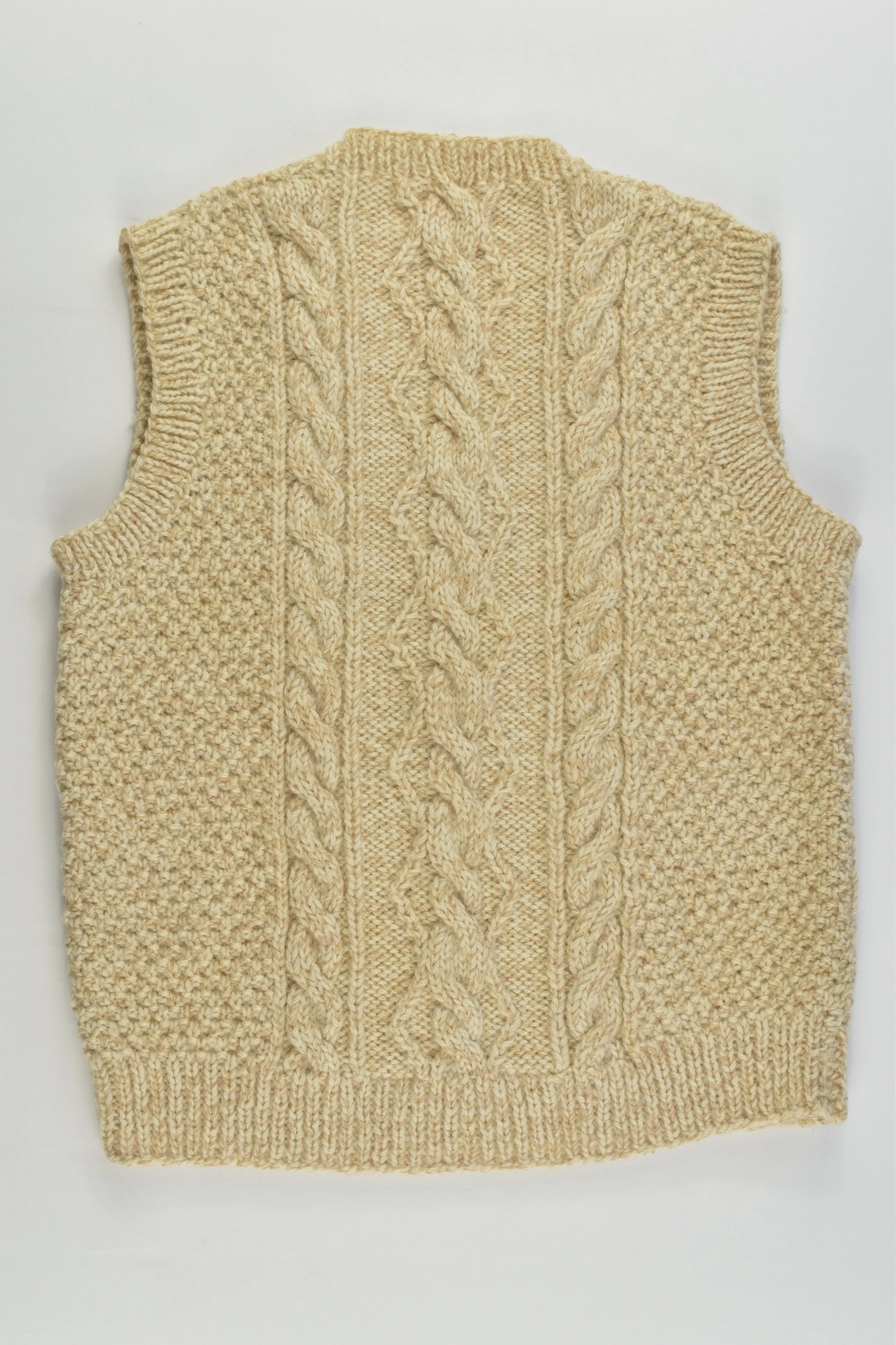 Handmade Size approx 4 Knitted Vest