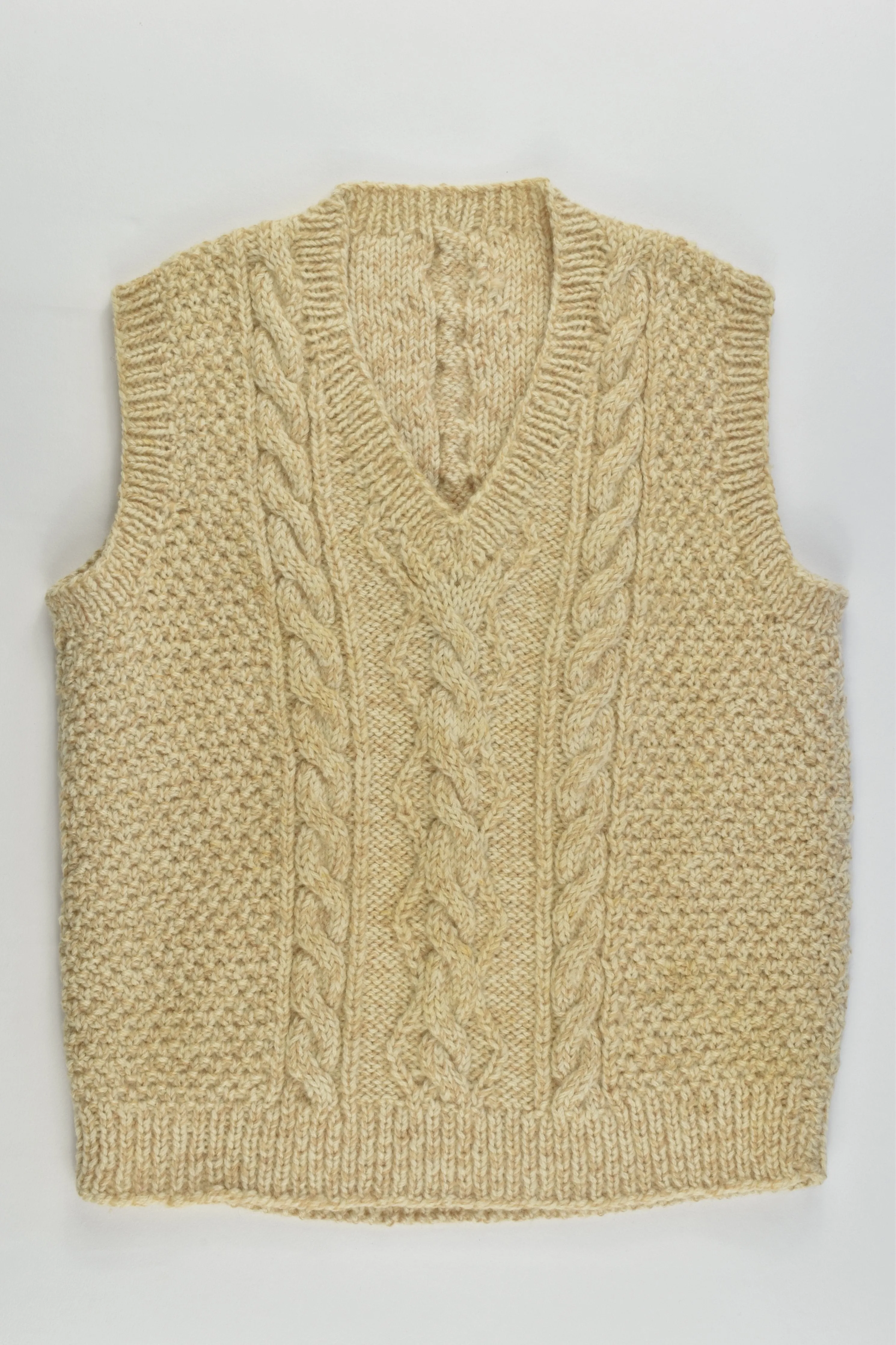 Handmade Size approx 4 Knitted Vest