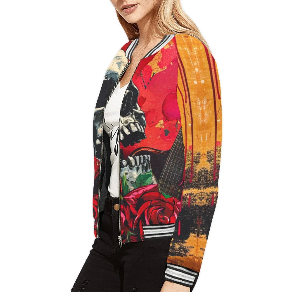 Happy Skull Stripes Jacket