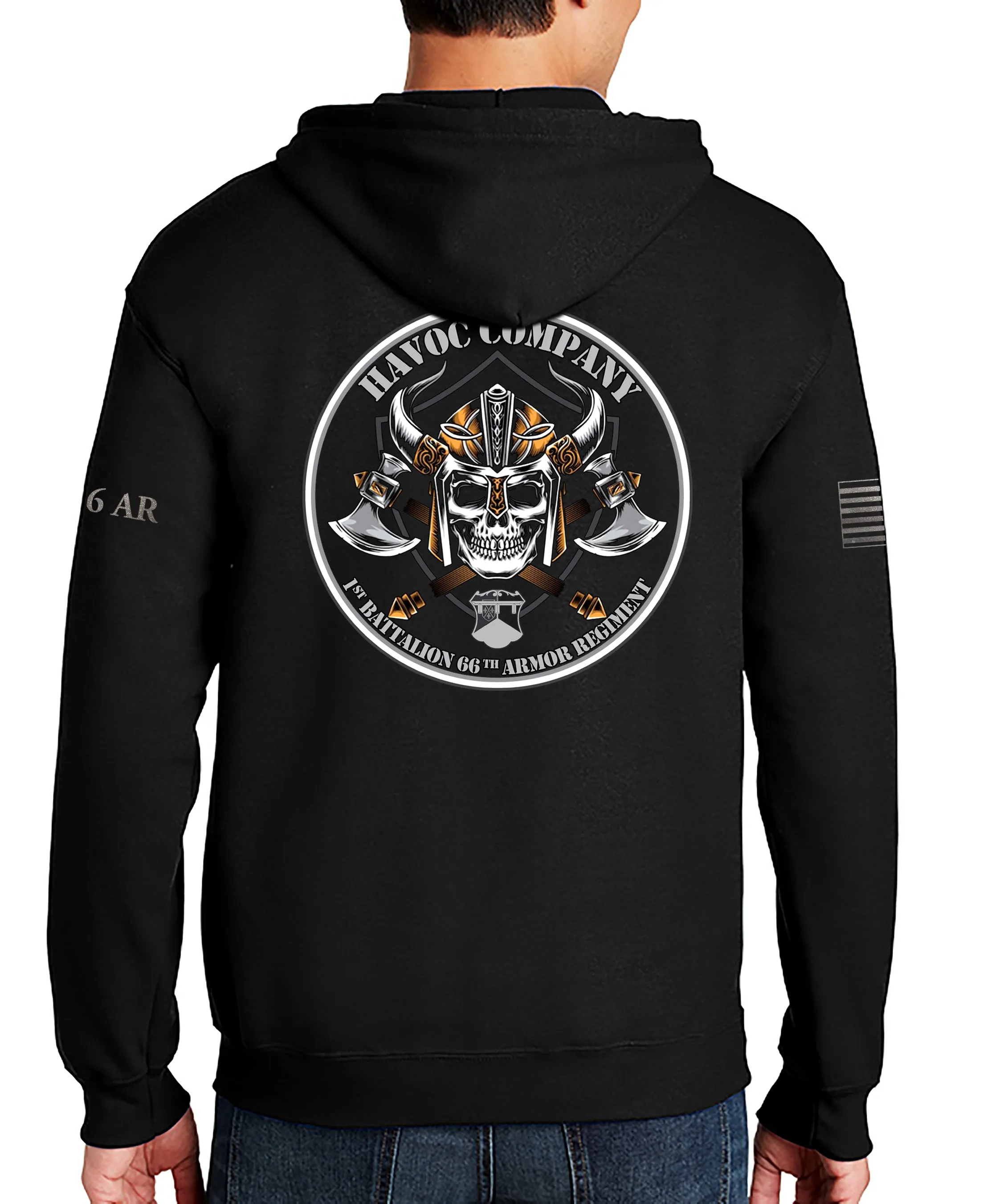 Havoc Full Zipper Hoodie Sweatshirt. This sweatshirt is NOT approved for PT.