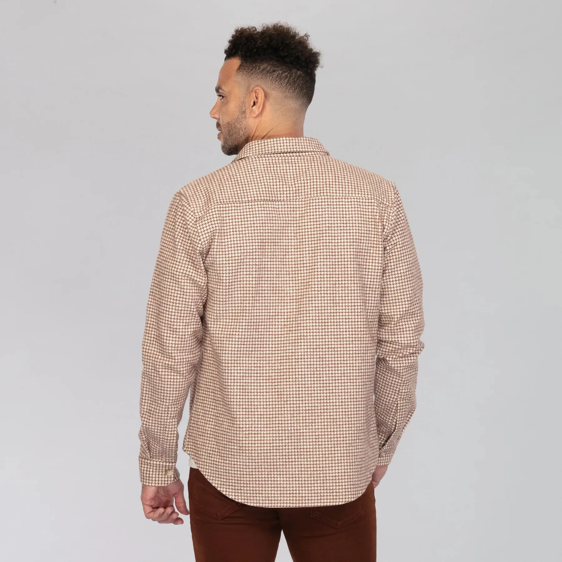 Houndstooth Organic Cotton Shacket