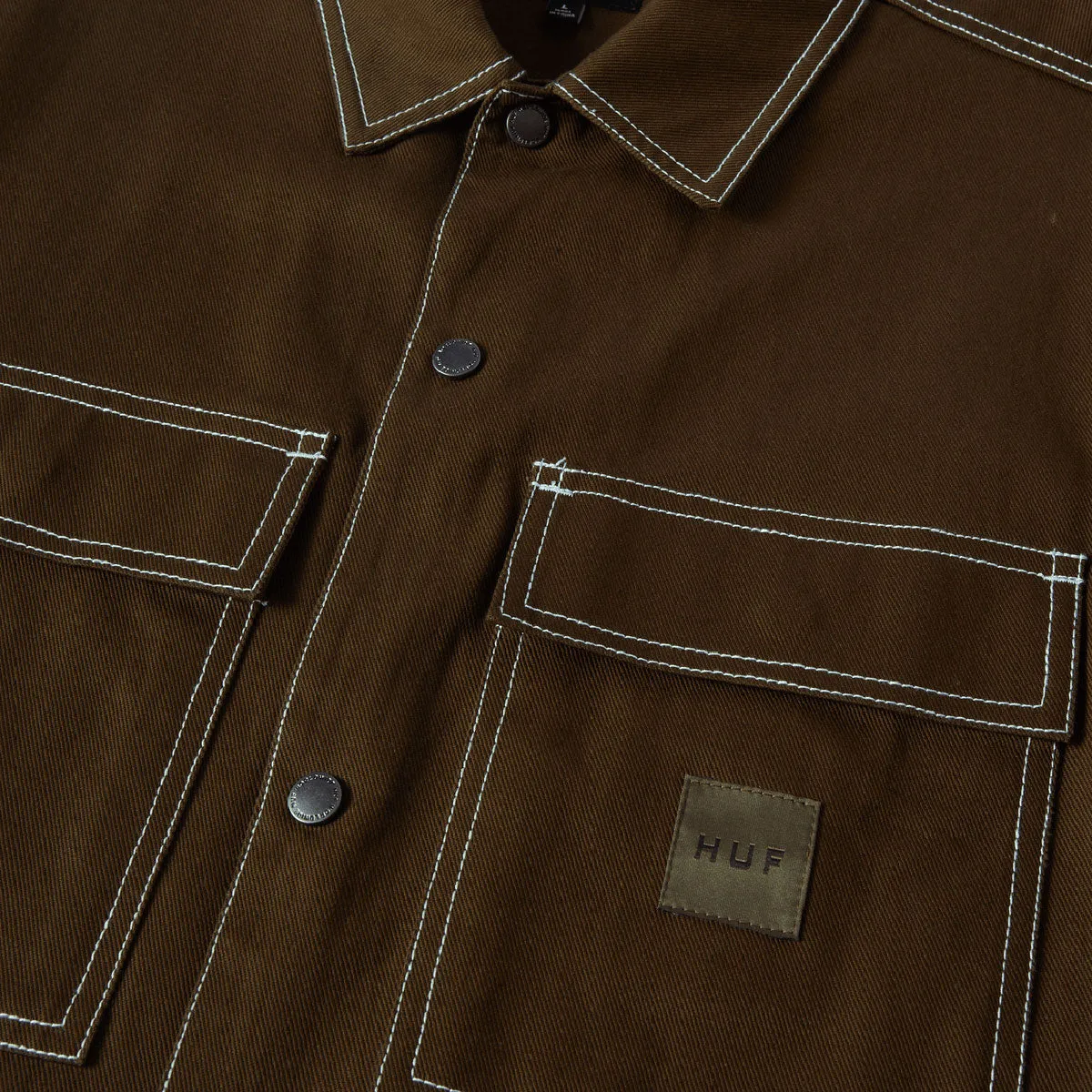 Huf Mason Shacket Jacket - Espresso