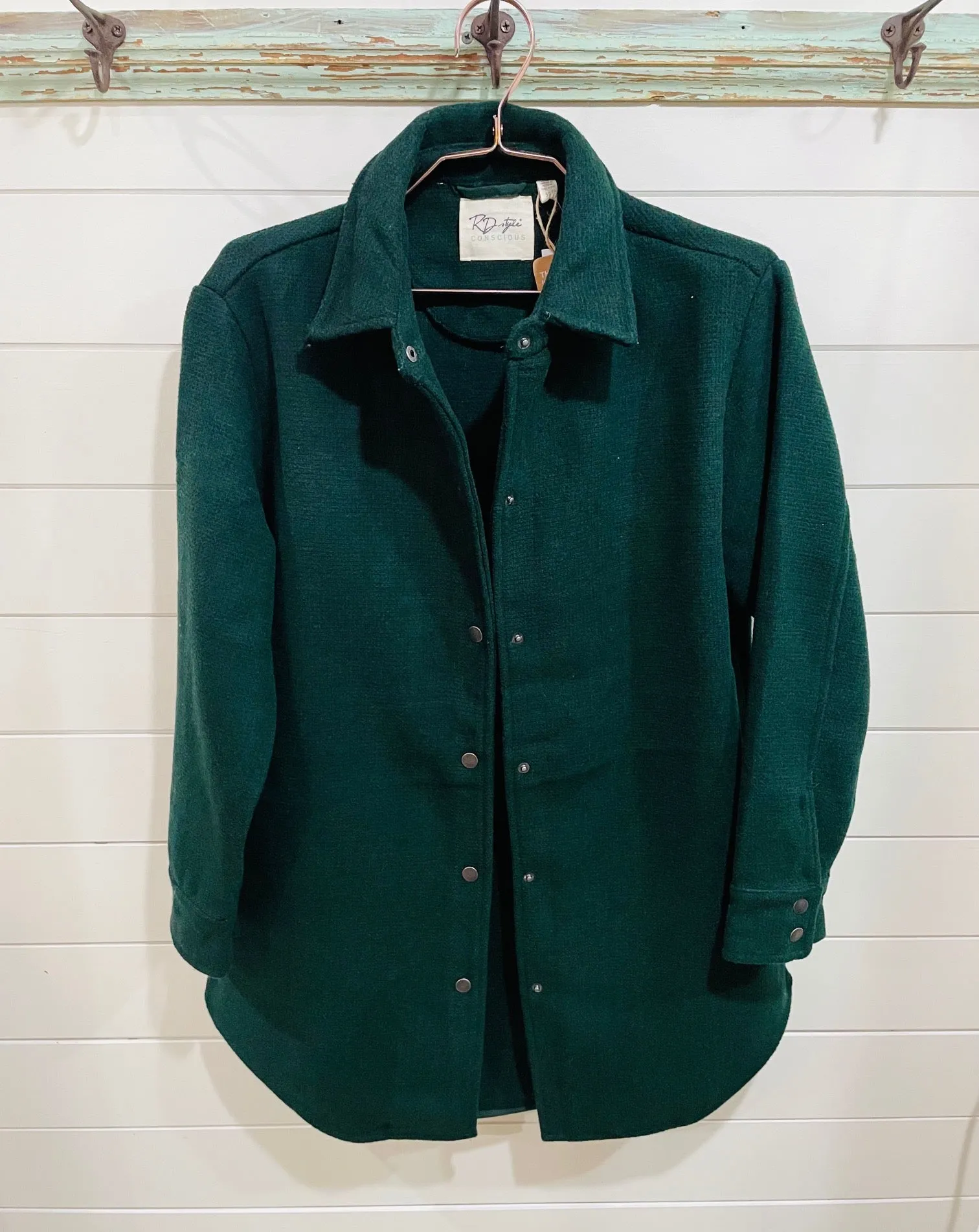 Hunter Green Shacket