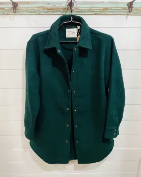 Hunter Green Shacket