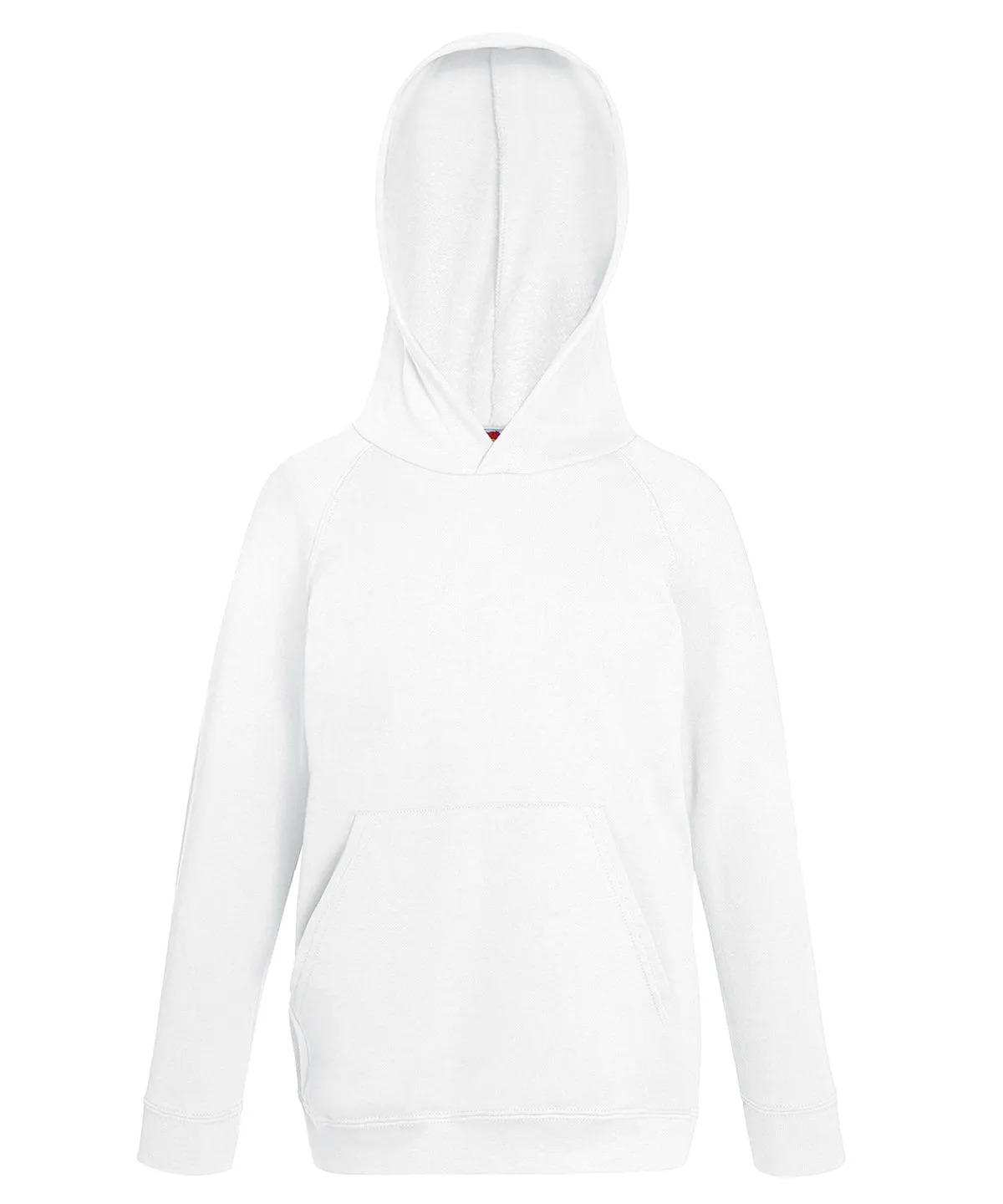 Kids lightweight hooded sweatshirt | White