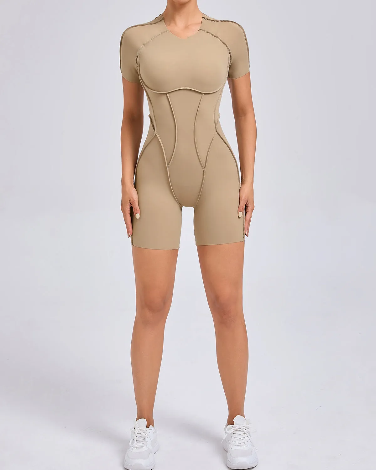 Kira Sprint Jumpsuit - Khaki