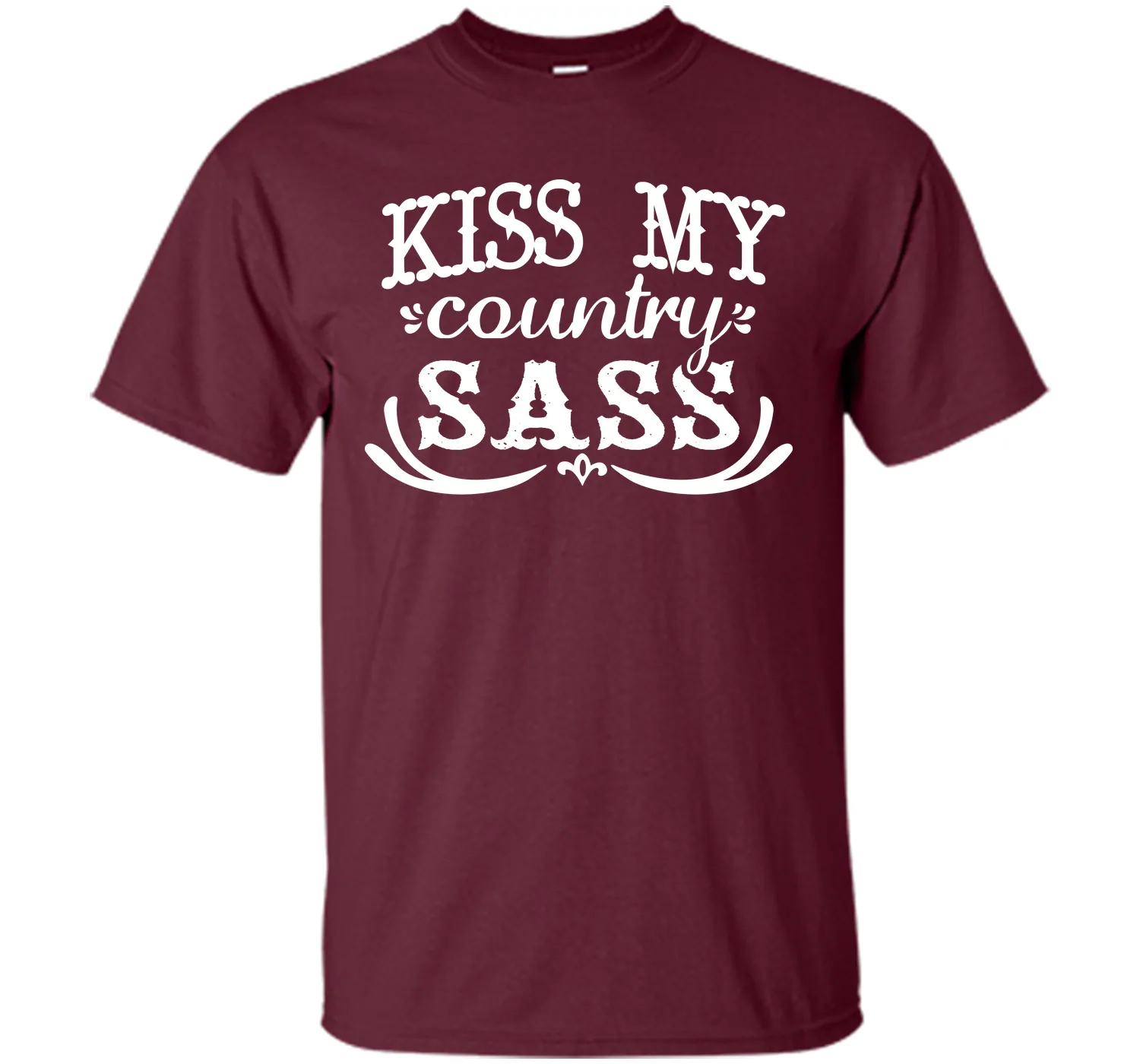 Kiss My Country Sass Funny T-shirt T-Shirt