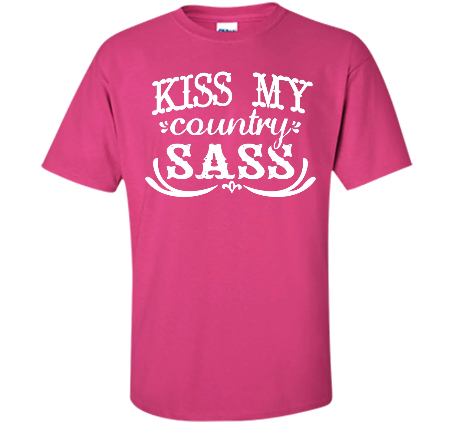 Kiss My Country Sass Funny T-shirt T-Shirt