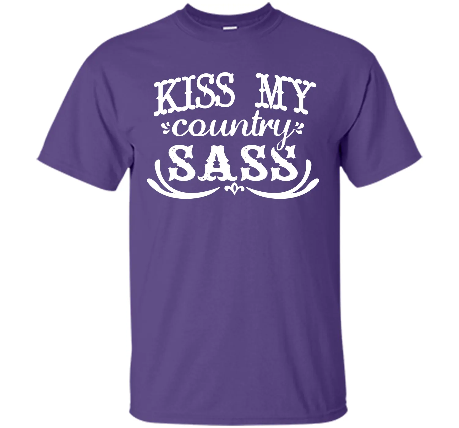 Kiss My Country Sass Funny T-shirt T-Shirt