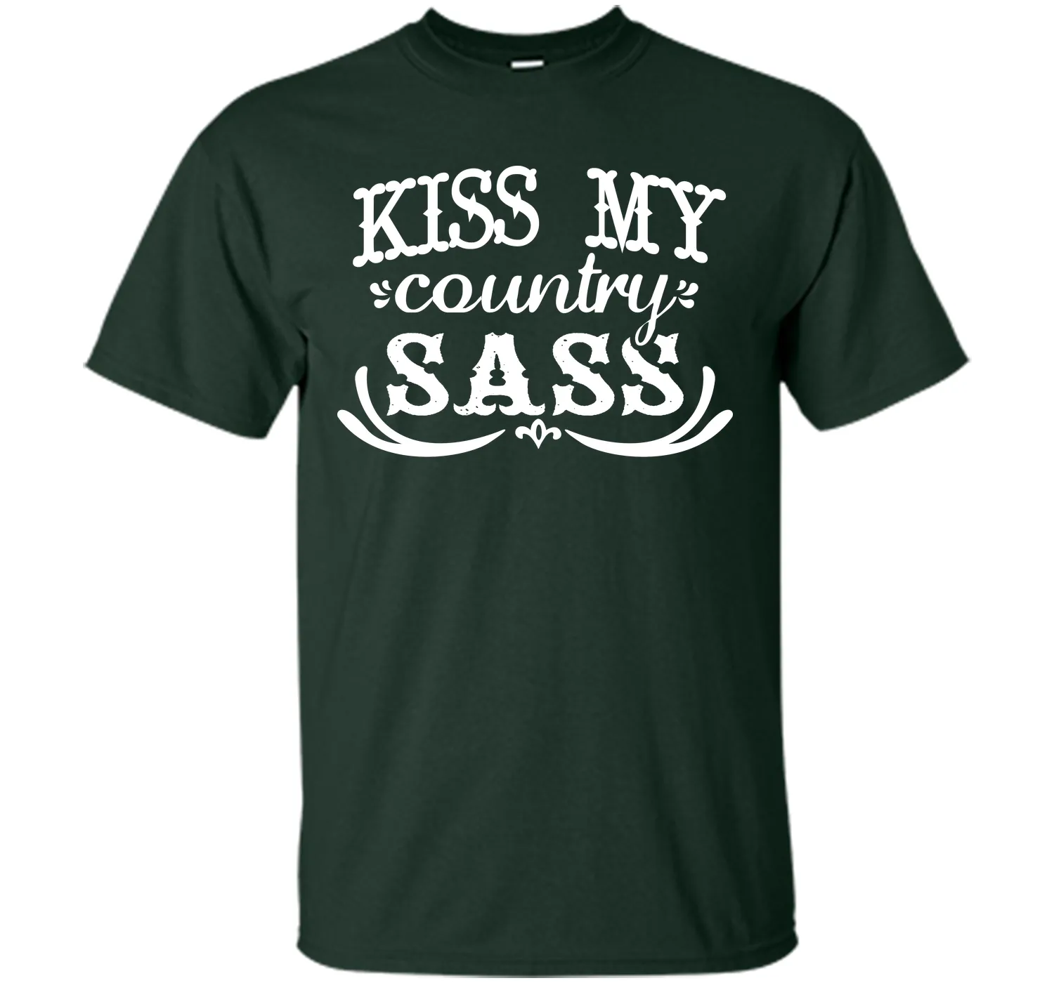 Kiss My Country Sass Funny T-shirt T-Shirt