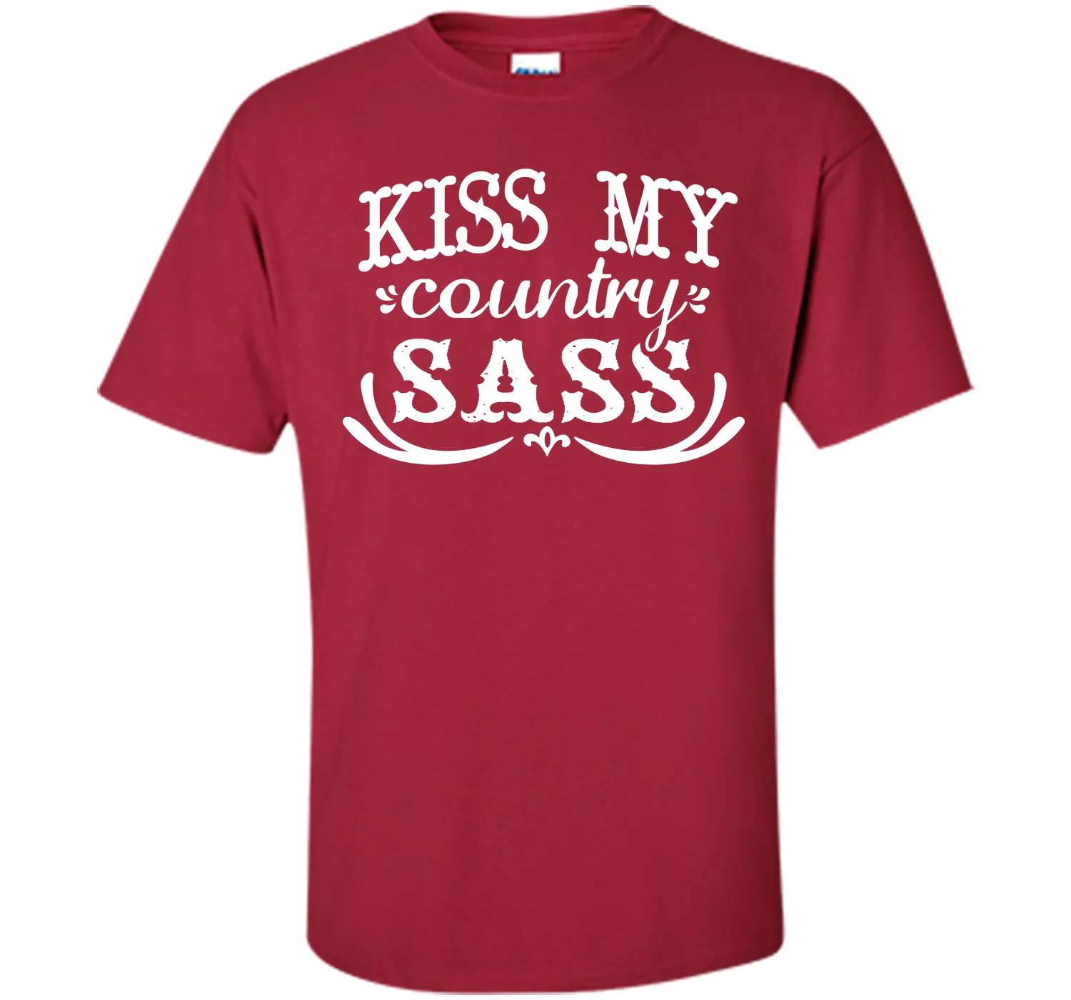 Kiss My Country Sass Funny T-shirt T-Shirt