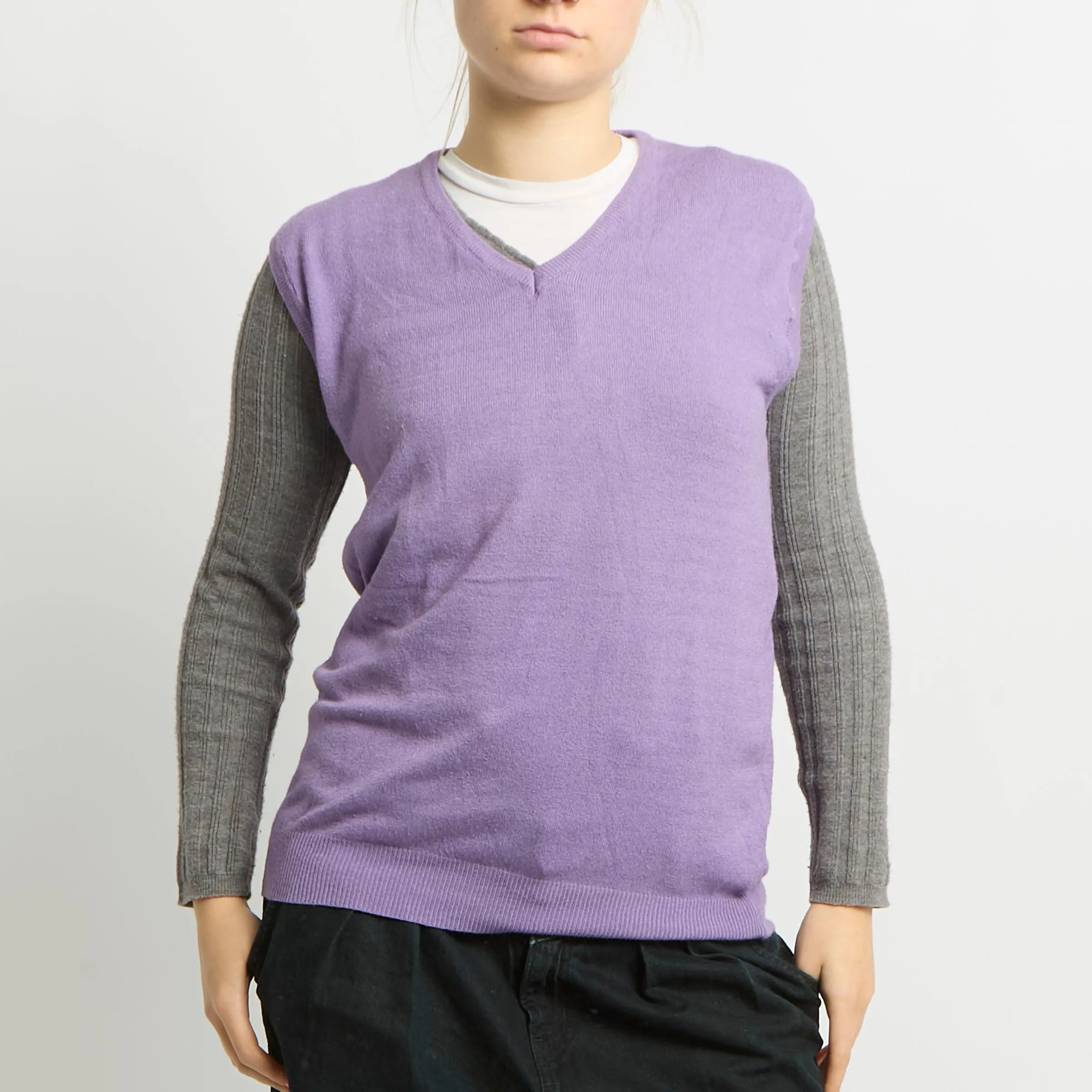 Knitted Sweater Vest - UK 12