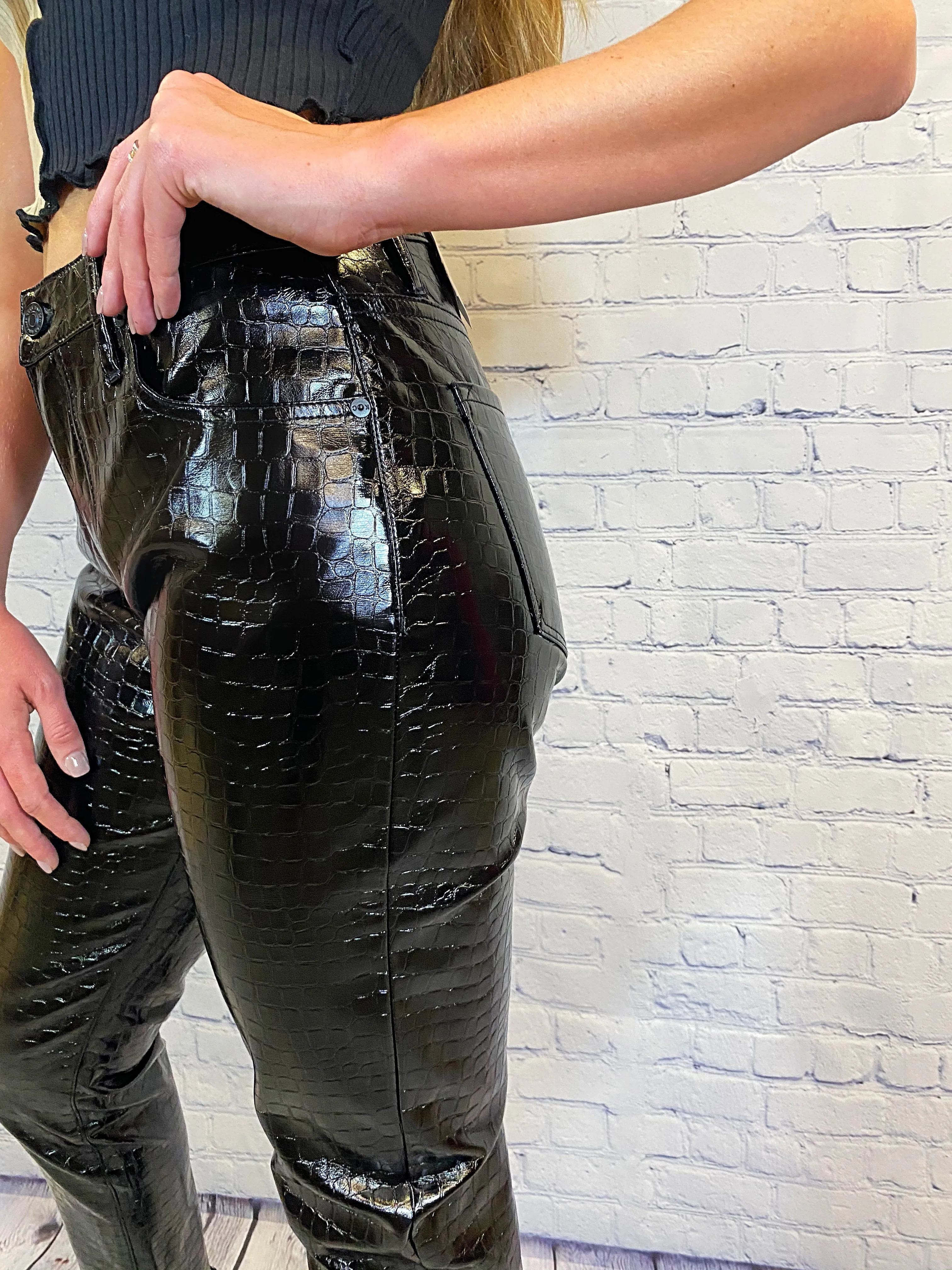 Kortney Leather Pants