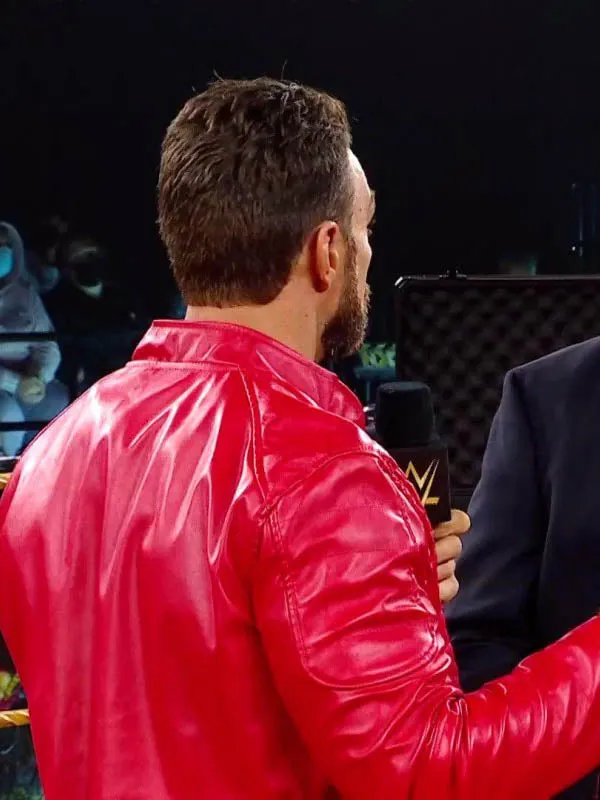 LA Knight WWE Red Leather Jacket | NXT Million Dollar Jacket