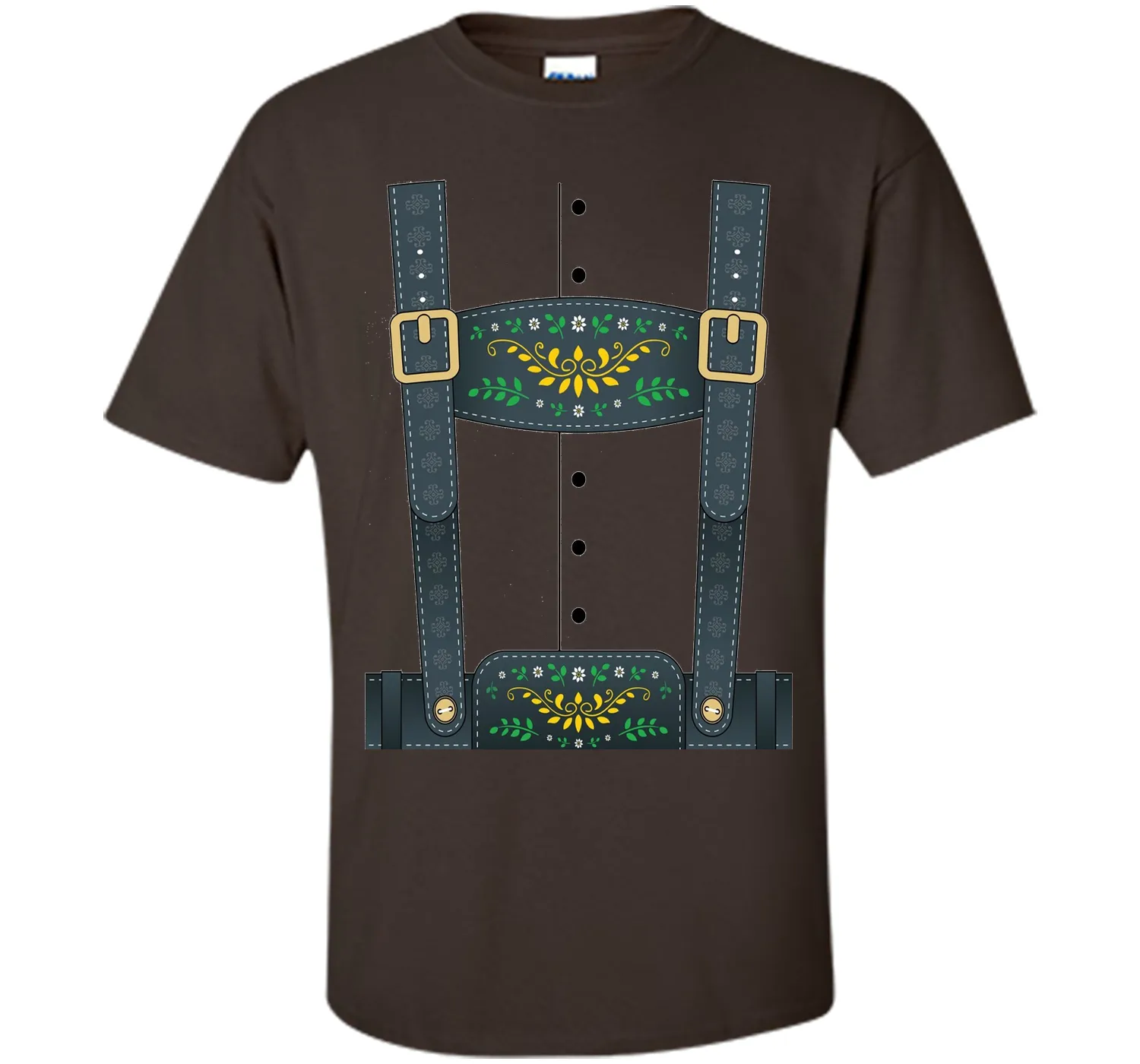 Lederhosen Oktoberfest T-Shirt or Halloween Costume