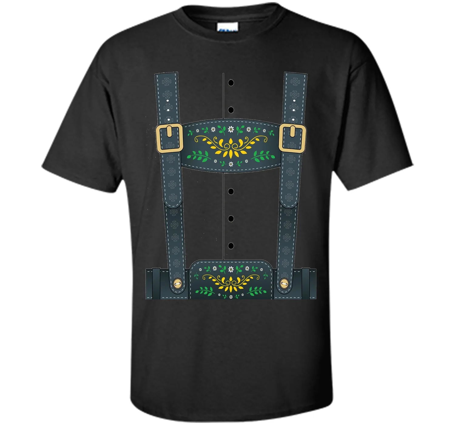Lederhosen Oktoberfest T-Shirt or Halloween Costume