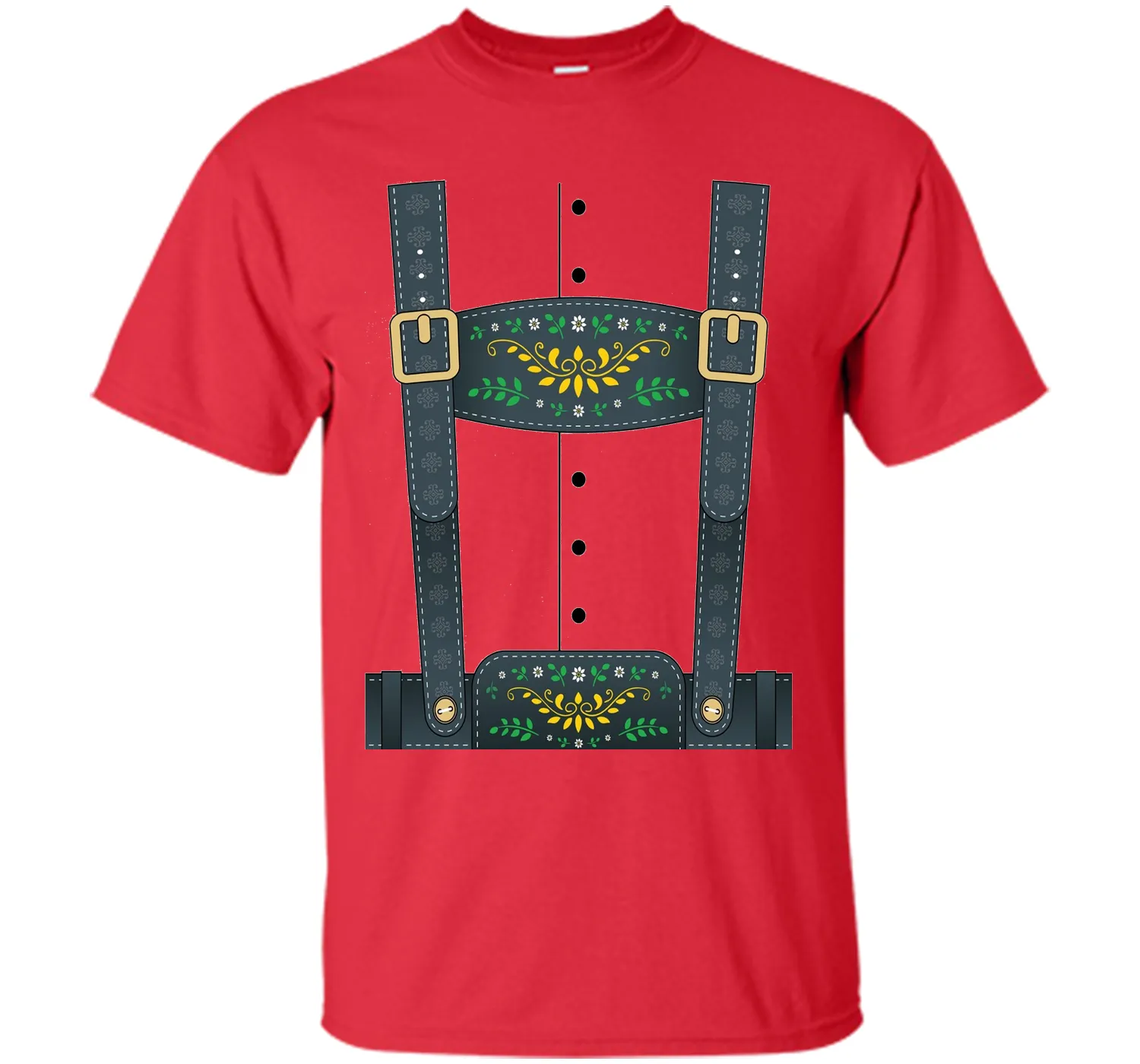 Lederhosen Oktoberfest T-Shirt or Halloween Costume