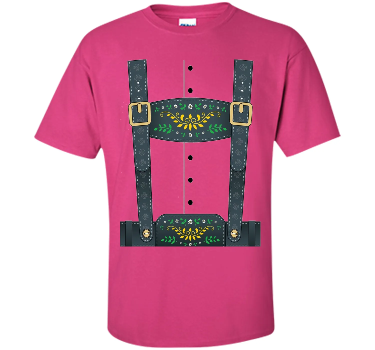Lederhosen Oktoberfest T-Shirt or Halloween Costume
