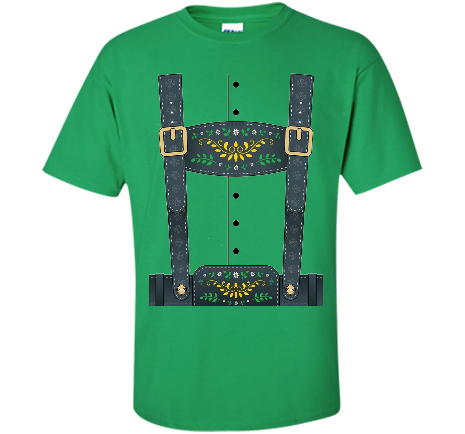 Lederhosen Oktoberfest T-Shirt or Halloween Costume