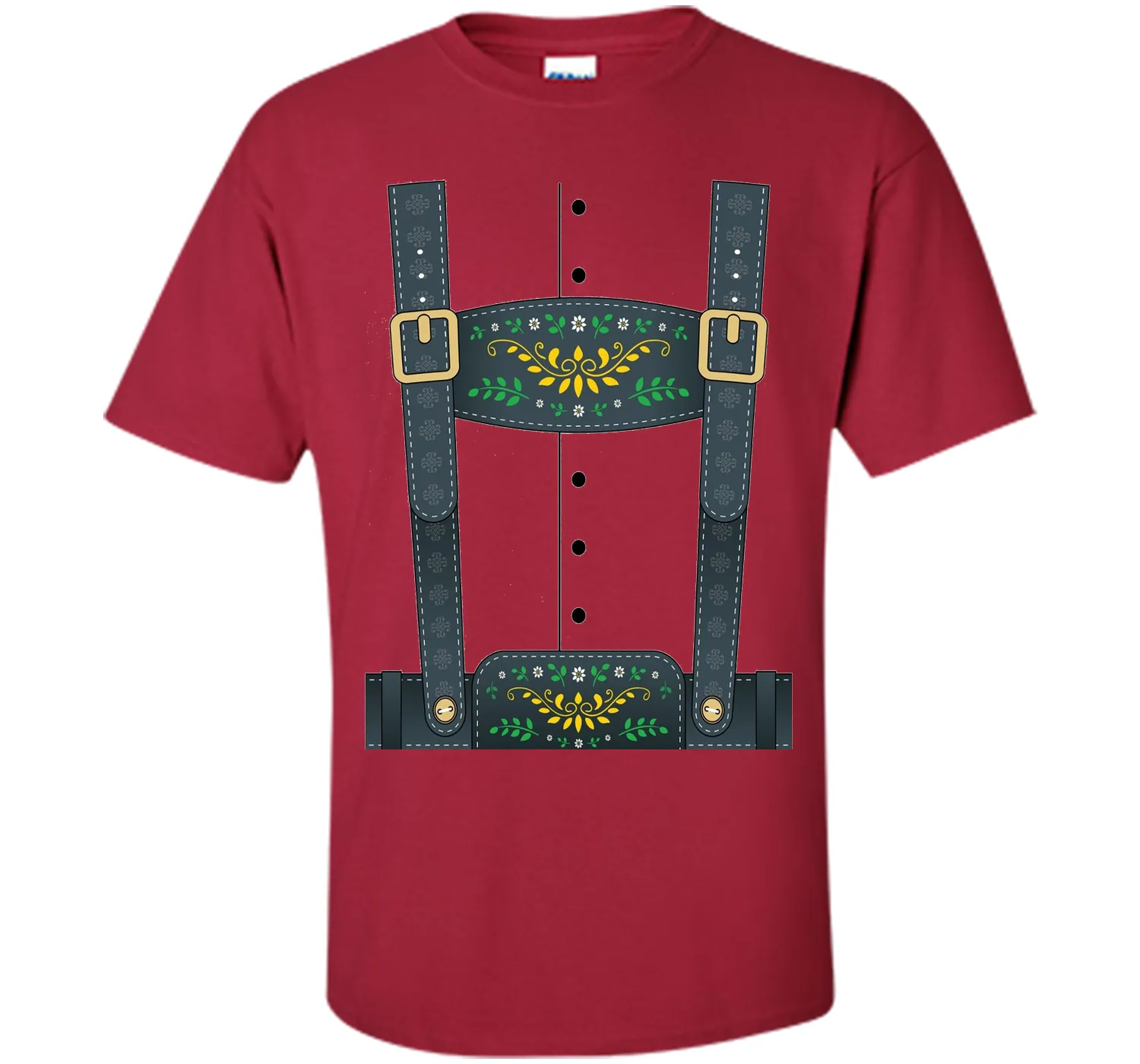 Lederhosen Oktoberfest T-Shirt or Halloween Costume