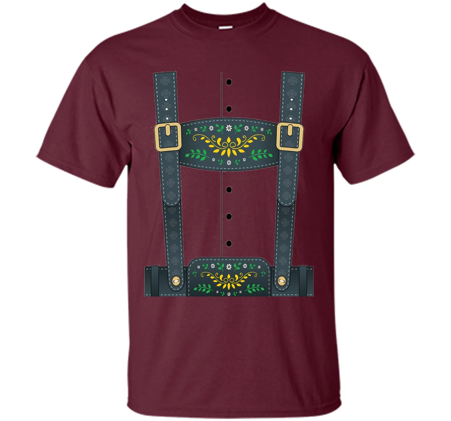 Lederhosen Oktoberfest T-Shirt or Halloween Costume