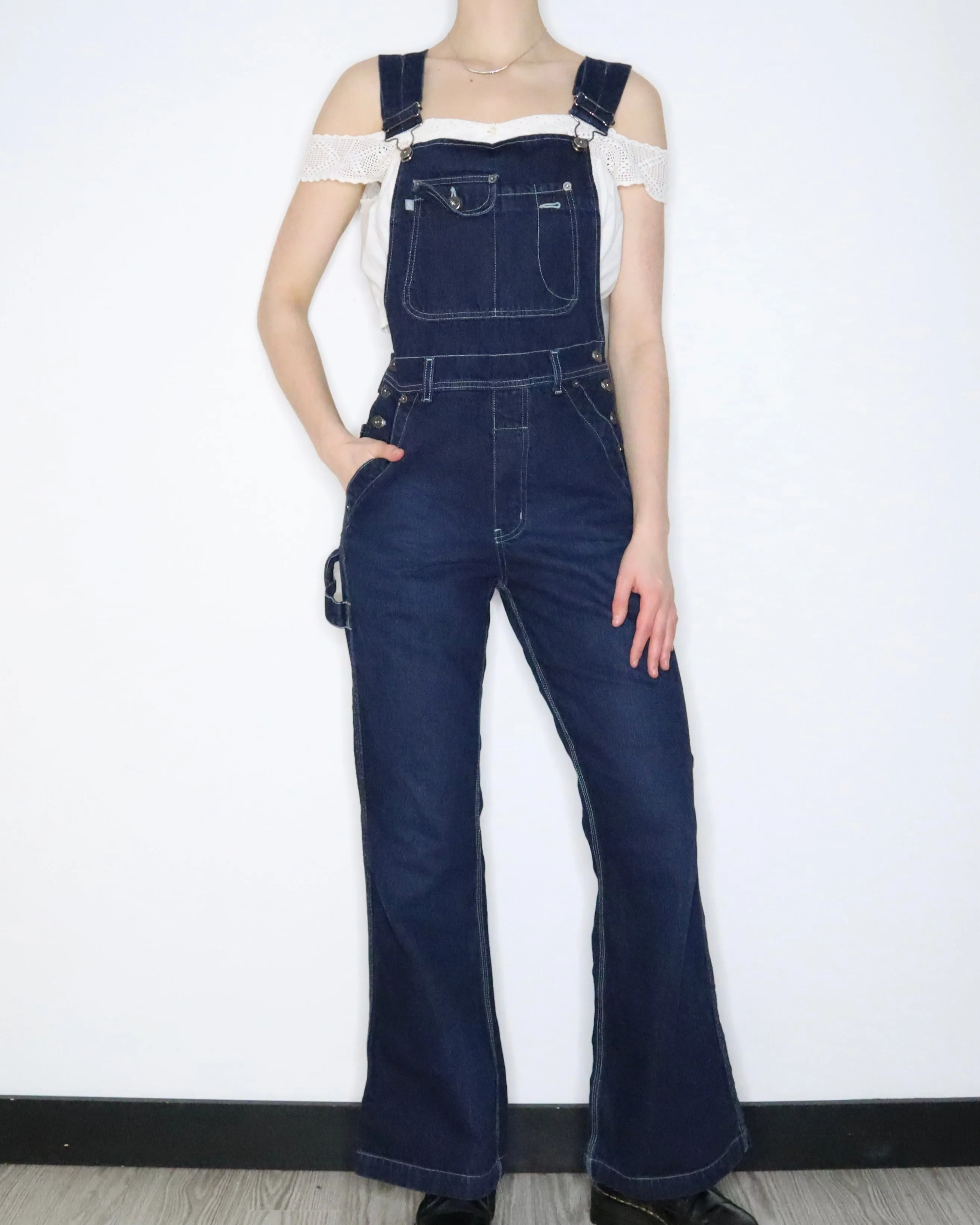 Long Denim Overalls (Medium) 