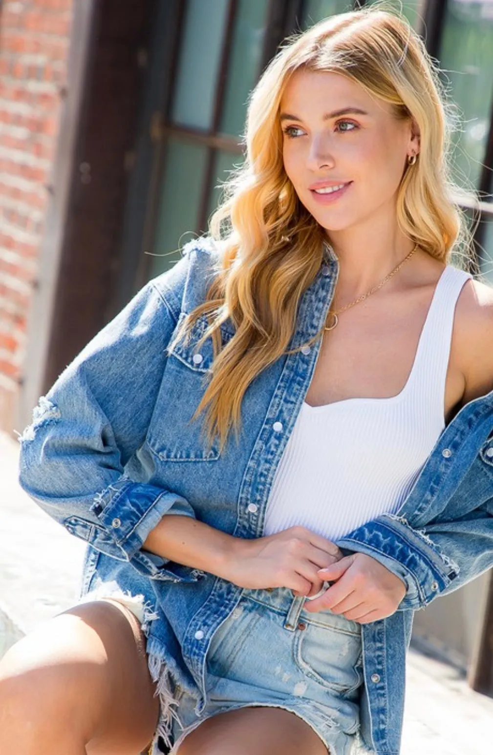 Lucky Strike Denim Shacket