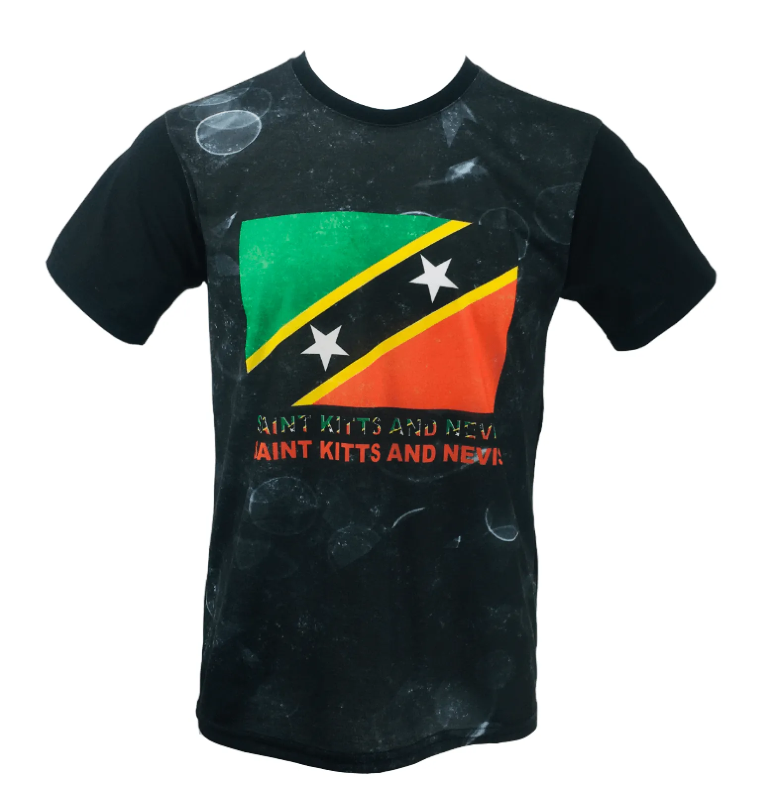 Men’s T Shirt National Flag Print Shirt Cotton Summer Men Time Is Money Tee Tops