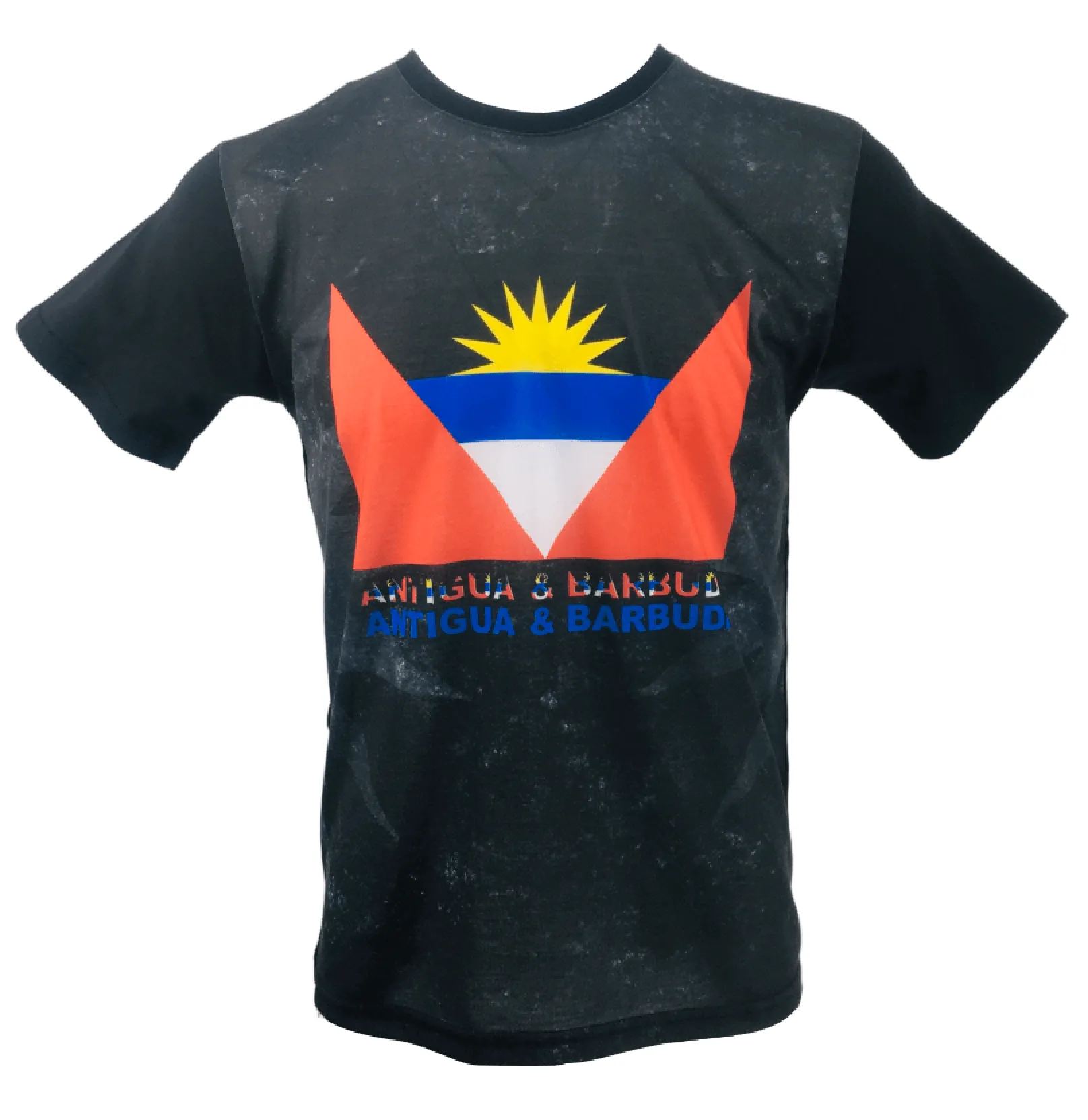 Men’s T Shirt National Flag Print Shirt Cotton Summer Men Time Is Money Tee Tops