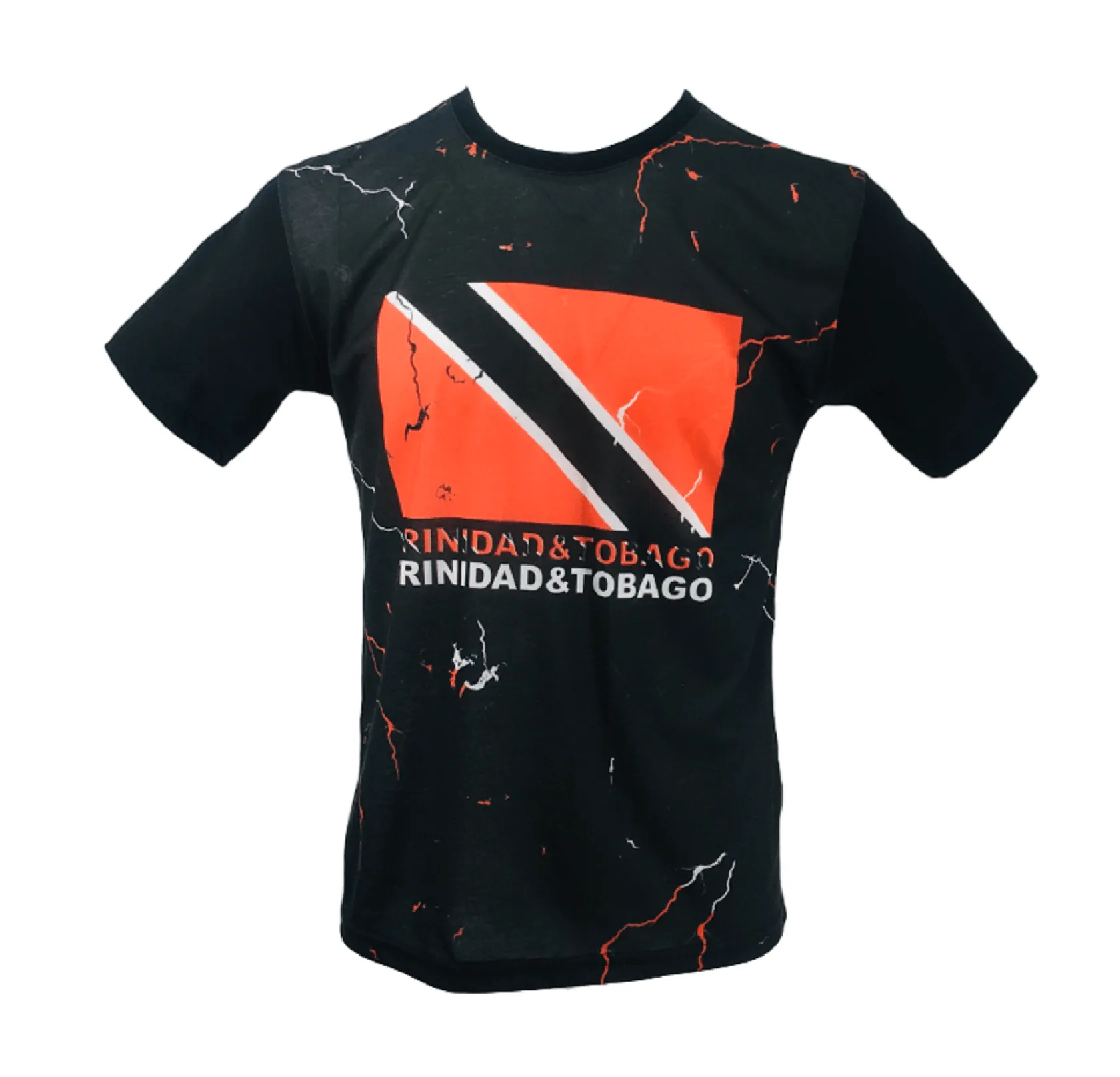 Men’s T Shirt National Flag Print Shirt Cotton Summer Men Time Is Money Tee Tops