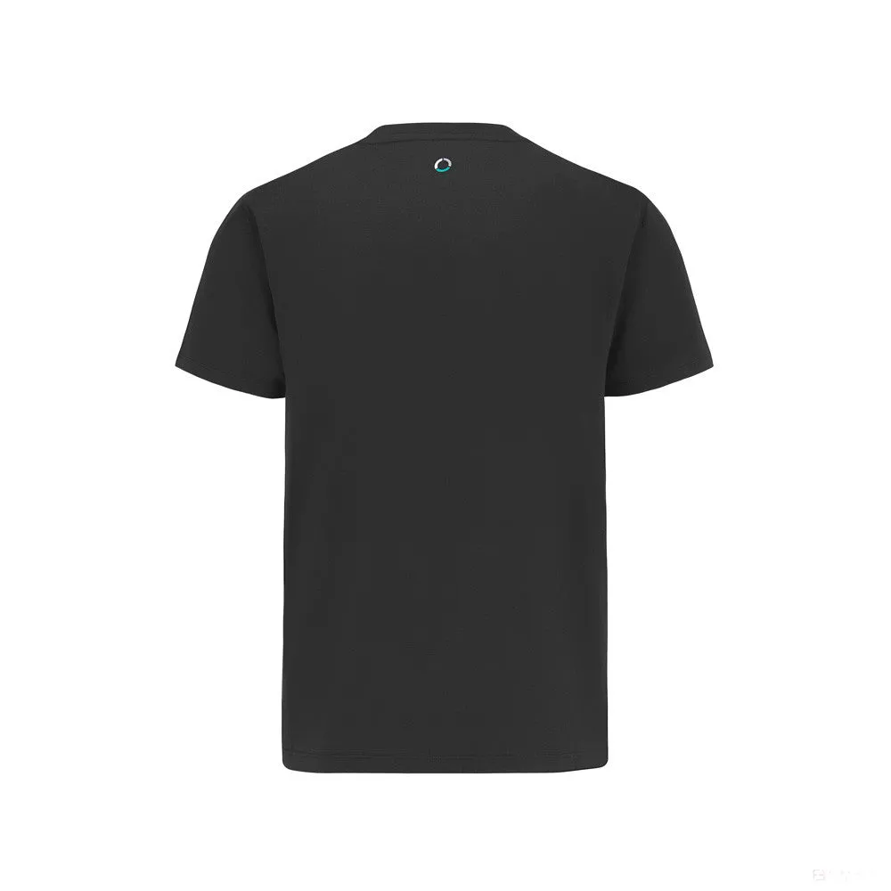 Mercedes T-Shirt, Large Logo, Black, 2022