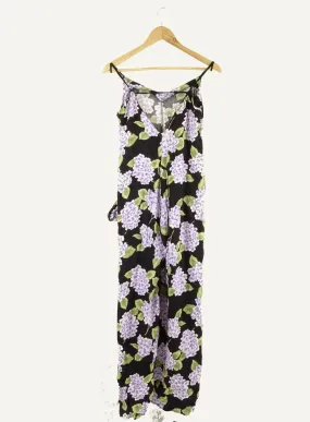 Minkpink Black And Floral Jumpsuit XS