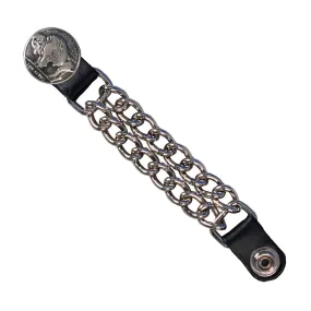 MLA1009 Chain VEST EXT BUFFALO NICKEL- 4"