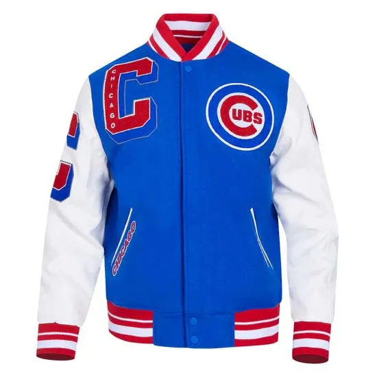 MLB CHICAGO CUBS WOOL VARSITY JACKET FOR MEN AND WOMEN