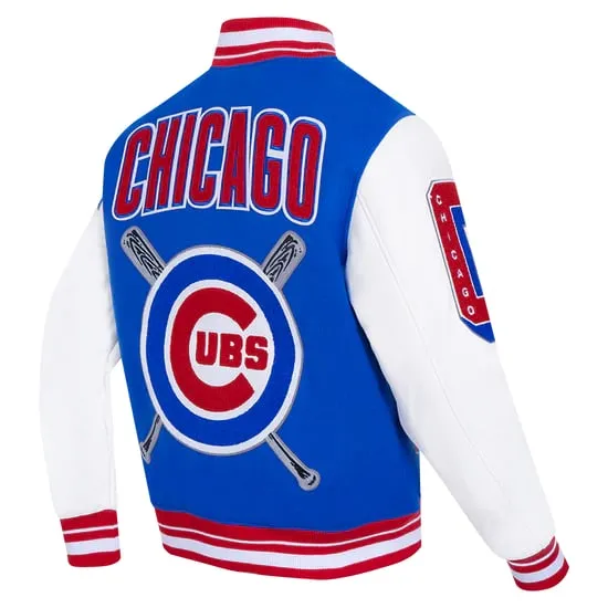 MLB CHICAGO CUBS WOOL VARSITY JACKET FOR MEN AND WOMEN