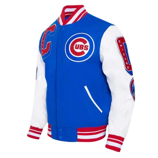 MLB CHICAGO CUBS WOOL VARSITY JACKET FOR MEN AND WOMEN