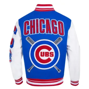 MLB CHICAGO CUBS WOOL VARSITY JACKET FOR MEN AND WOMEN