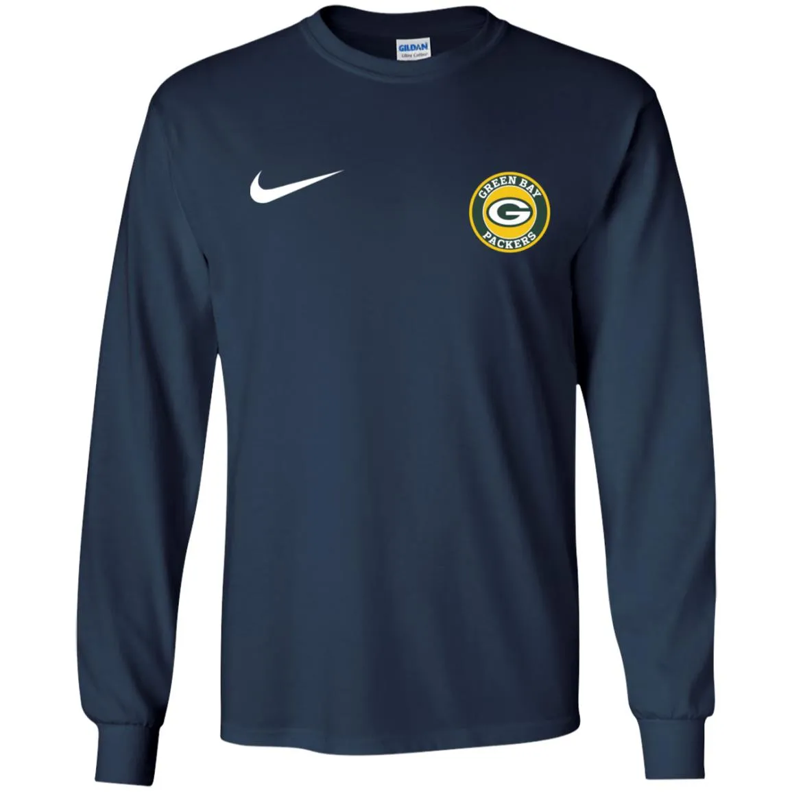 Nike Green Bay Packers Nfl Football Men Long SLeeve Shirt