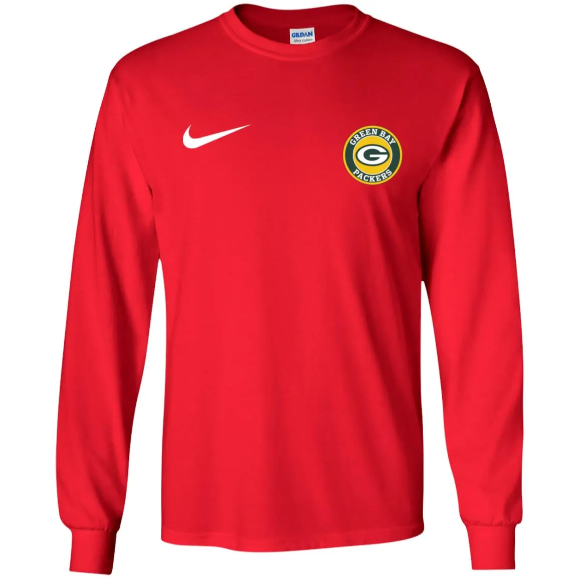 Nike Green Bay Packers Nfl Football Men Long SLeeve Shirt