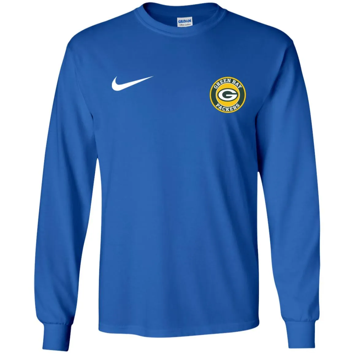 Nike Green Bay Packers Nfl Football Men Long SLeeve Shirt