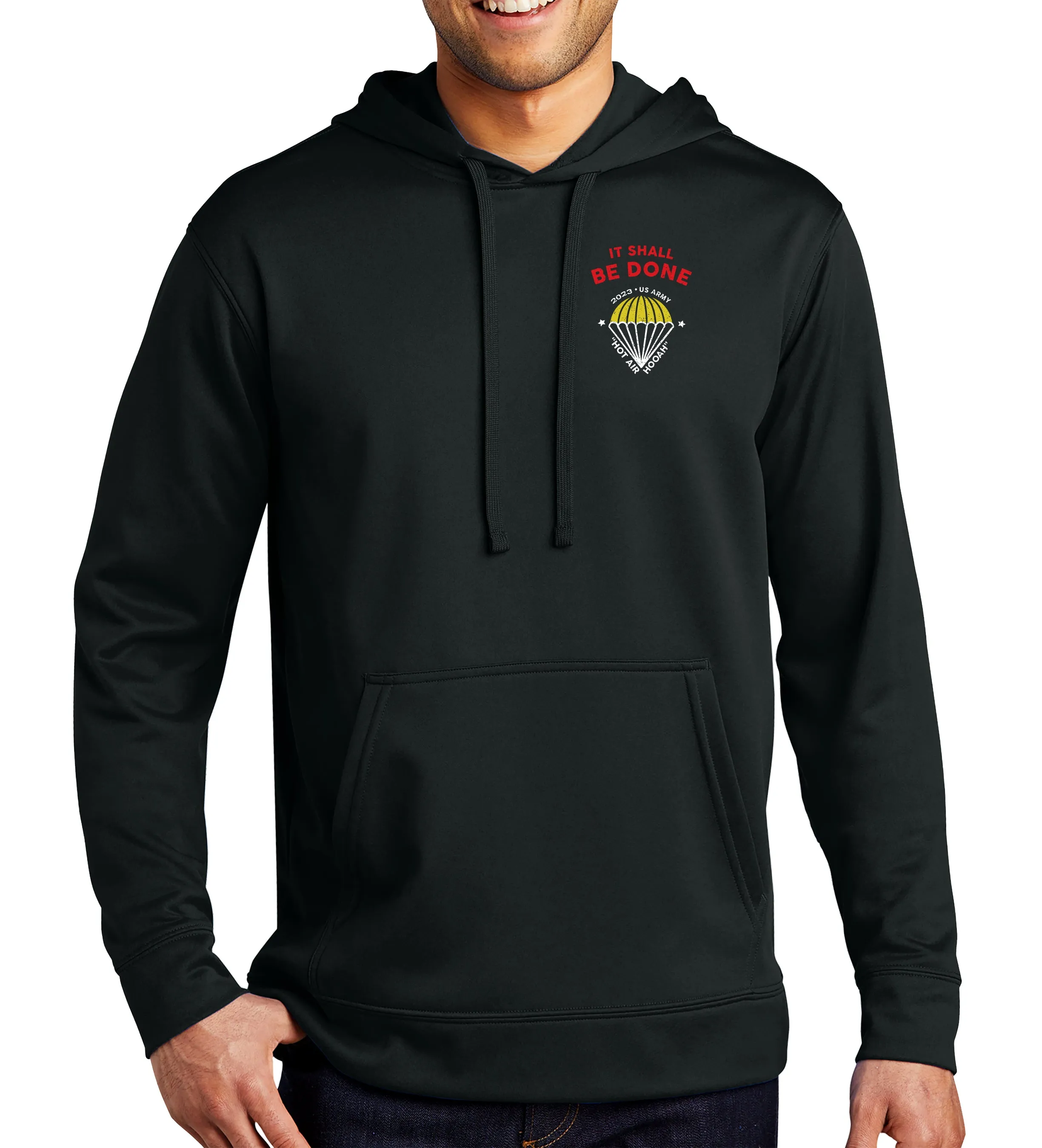 OCS Class Performance Hoodie Sweatshirt. (This material is lighter than the 50-50) This sweatshirt is NOT approved for PT.