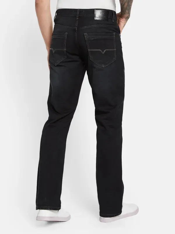 Octave Men Mid-Rise Straight Fit Stretchable Jeans