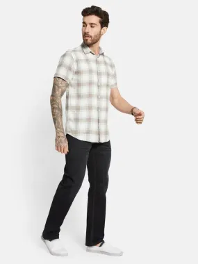 Octave Men Mid-Rise Straight Fit Stretchable Jeans