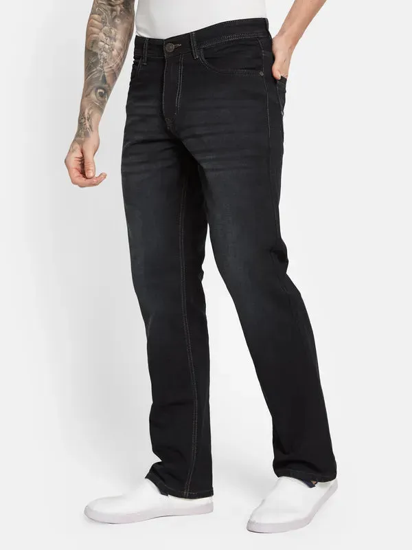 Octave Men Mid-Rise Straight Fit Stretchable Jeans