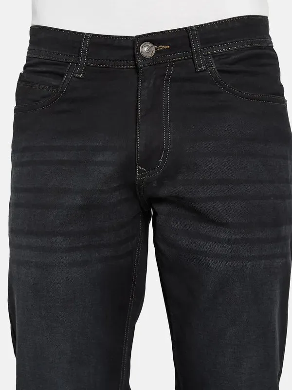 Octave Men Mid-Rise Straight Fit Stretchable Jeans