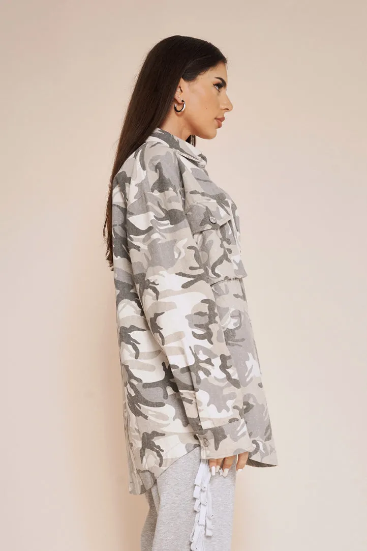 OVERSIZED CAMO SHACKET