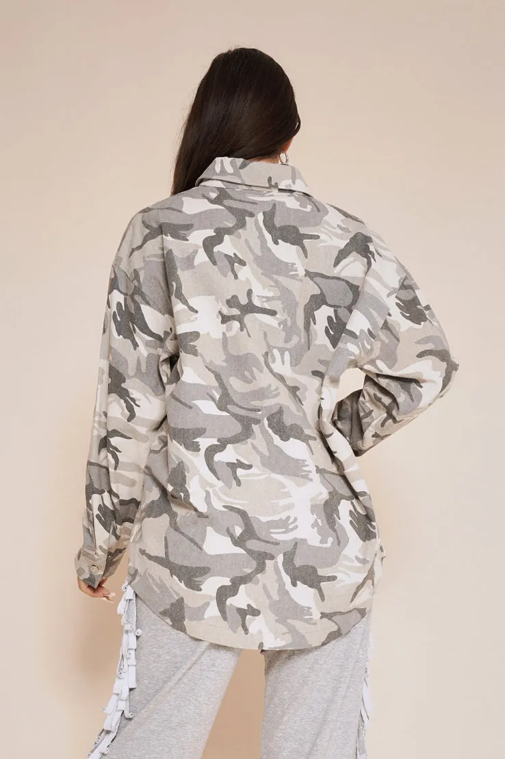OVERSIZED CAMO SHACKET